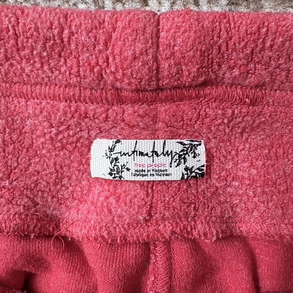 Free People Intimately Day Off Jogger Racer Red Women's Size L - Picture 6 of 6